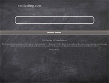 Tablet Screenshot of emttesting.com